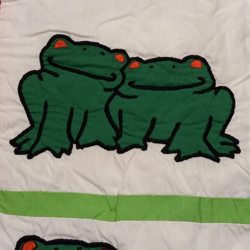 Handmade Frog Quilt For Baby/Child. 39